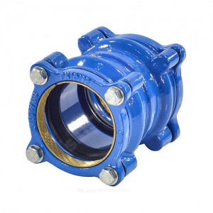 Муфта чугун соединительная для ПЭ труб Ду 300 (Дн 315-315) Ру16 L=358мм ДРК-Е Муфта чугун соединительная для ПЭ труб Ду 300 (Дн 315-315) Ру16 L=358мм ДРК-Е