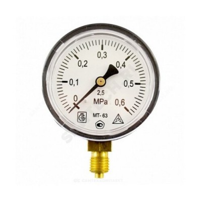 Манометр МП-63 радиальный Дк63мм 0-0,25 МПа G1/4" ЗАВОД ТЕПЛОТЕХНИЧЕСКИХ ПРИБОРОВ
