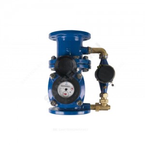 Счётчик х/в комбинированный (крыльчатый и турбинный) Ду 80/20 Ру16 30С L=370мм фл СТВК-2 Декаст 10-80-01