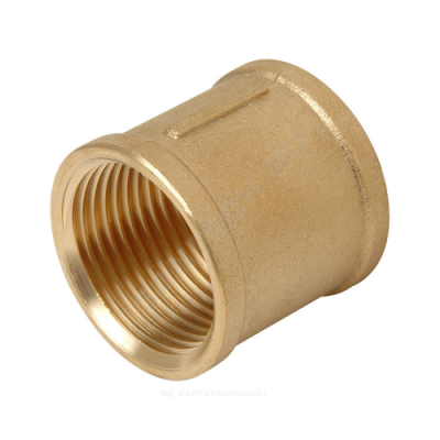 Муфта латунь Ду 25 (1") ВР Цветлит ZW50048