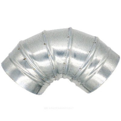 Отвод круглый 90гр D400 сталь оц Эра 400OTG90