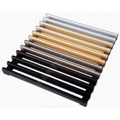 Решетка рулонная B=320мм H=15мм для скруглённых конвекторов цвет алюминий Mohlenhoff DR 15.320 RB-AL-r