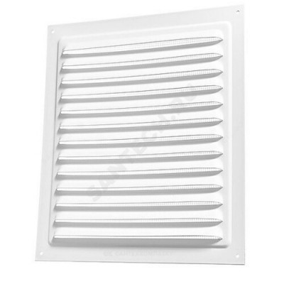 Решетка вентиляционная сталь 300х300 белый Эра 3030МЭ