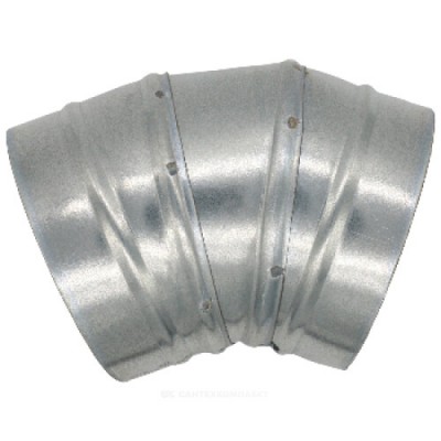 Отвод круглый 45гр D400 сталь оц Эра 400OTG45