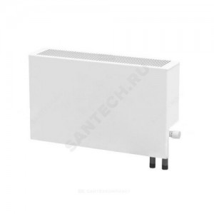 Конвектор настенный концевой Универсал ТБ-С НП КСК 20 (средней глубины) 2.328кВт двухтр с т/клапаном (пр) КТС-П и элементом термостатическим с воздухоотводчиком КлМ ниж/п НР 1/2" прав ТЗПО