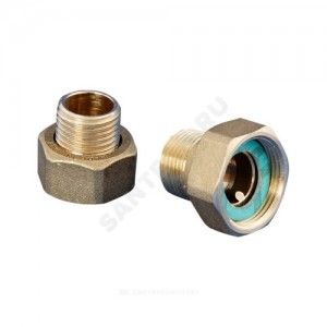 Детали присоединительные латунь G 1 1/2"xR 1" ВР/НР (комплект) для циркуляционных насосов Wilo 112047195