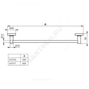 Полотенцедержатель IOM Ideal Standard A9118AA