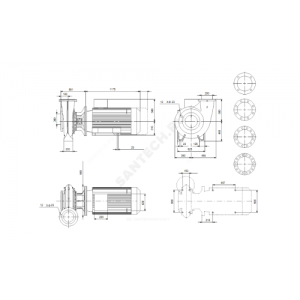 Насос консольно-моноблочный NB250-400/405 A-F1-A-BAQE Grundfos 99535086
