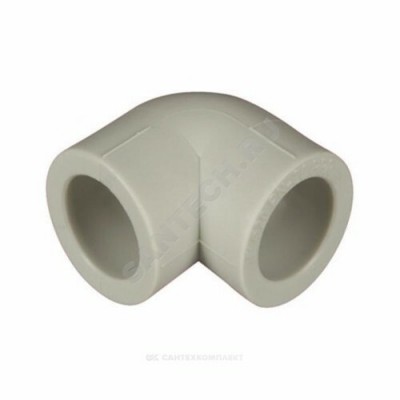 Угольник PP-R переходной серый внутренняя пайка Дн 25х20х90гр RTP (РосТурПласт) 16112