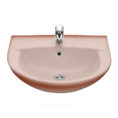 Умывальник подвесной Виктория 56 декор бежевый Santeri 1.3111.6.S07.11B.0