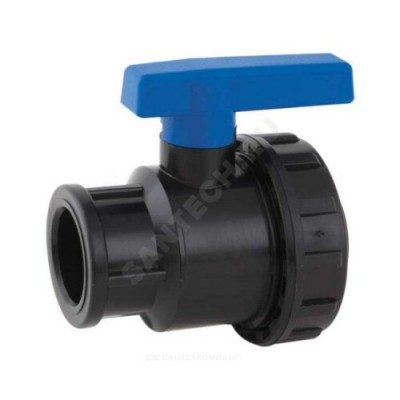 Кран шаровой компрессионная ВР/ВР 2"x2" Ру16 RTP (РосТурПласт) 16466