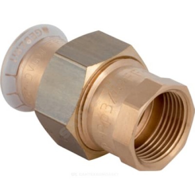 Муфта бронза разъемная Дн 54х2" пресс/ВР Mapress Geberit 65488
