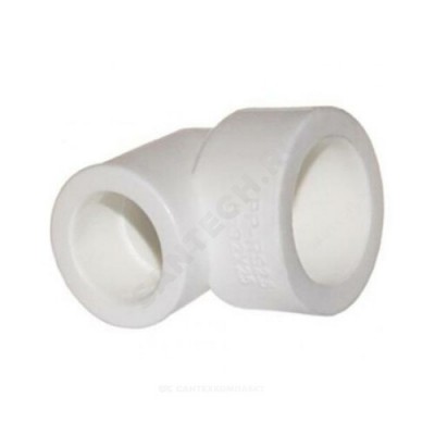 Угольник PP-R переходной белый внутренняя пайка Дн 32х20х90гр RTP (РосТурПласт) 15081