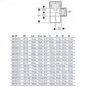 Тройник PP-MD бесшумный Silent-PP Дн 50х50х87,5гр б/нап в/к Geberit 390.248.14.1