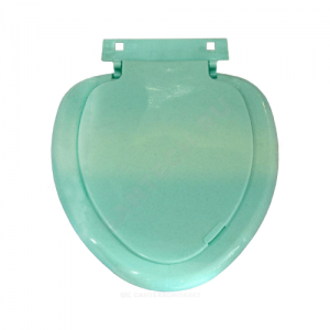 Сиденье для унитаза белое пластик исп1 овал АК-02