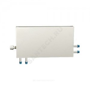 Конвектор настенный проходной "Универсал" МКСК 15 П (А08) (малой глубины) 1.704кВт двухтр с т/клапаном (угл) Danfoss 013G4203 ниж/п резьба лев Сантехпром 6900031