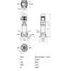 Насос многоступенчатый вертикальный HELIX FIRST V 1618-5/30/E/KS/400-50 PN30 3х400В/50 Гц Wilo 4201014