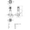 Насос многоступенчатый вертикальный HELIX FIRST V 1618-5/30/E/KS/400-50 PN30 3х400В/50 Гц Wilo 4201014
