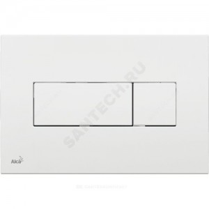 Кнопка для инсталляции белая Alca Plast M370