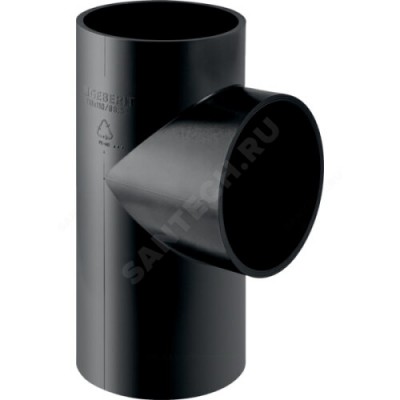 Тройник ПНД Дн 110х40х88,5гр Geberit 367.159.16.1