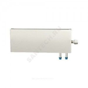 Конвектор настенный концевой "Мини" МКСК 15 К (А08) (малой глубины) 0.789кВт двухтр с т/клапаном (угл) Danfoss 013G4203 ниж/п резьба прав Сантехпром 6002645