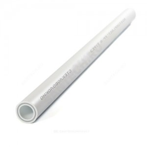 Труба PP-RGF белая арм стекловолокном Дн 20х2,8 Ру20 SDR7,4 Т<95С L=2м RTP (РосТурПласт) 10328