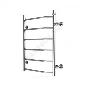 Полотенцесушитель водяной нерж сталь Лесенка Ду 25 (1") НР 500х600мм 5П боковое подключение б/к Вектра Элит-Металл ВПБ-12-07/