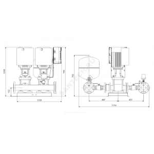 Установка повышения давления Hydro Multi-E 2 CRE15-5 Grundfos 99133077