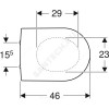 Сиденье для унитаза Renova Plan дюропласт Soft close Geberit 573085000
