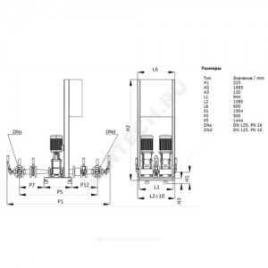 Установка пожаротушения CO-2 HELIX V 3602/2/SK-FFS-R Wilo 2453572