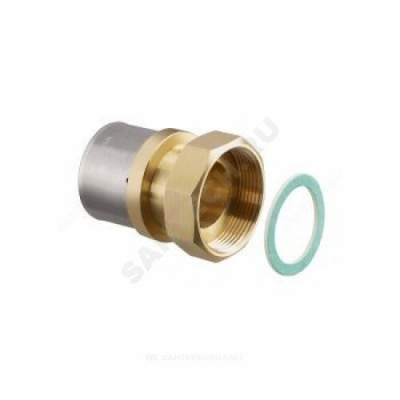 Муфта МП бронза/нерж пресс Дн 50х4,5х1 3/4" с накидной гайкой Cofit P Oventrop 1512156