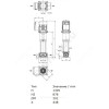 Насос многоступенчатый вертикальный HELIX VE 3608-2/25/V/KS/2G PN25 3х400В/50 Гц Wilo 4166258