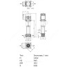Насос многоступенчатый вертикальный HELIX VE 3608-2/25/V/KS/2G PN25 3х400В/50 Гц Wilo 4166258