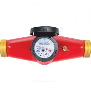 Счётчик г/в и х/в крыльчатый многоструйный Ду 40 Ру16 90С L=300мм резьба В/К ЭКО НОМ СВДЛ40-003