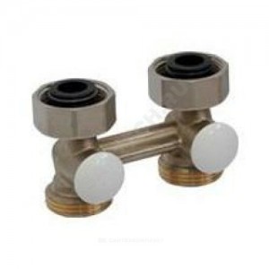 Узел нижнего подключения R387L для двухтр Ду 20 Ру10 3/4"x18 прямой Giacomini R387LX001