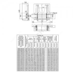 Конвектор настенный концевой "Универсал С" КСК 20 К (А07) (средней глубины) 1.471кВт з/у однотр с т/клапаном (пр) Danfoss 013G1809 бок/п резьба прав Сантехпром 6001132