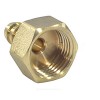 Переходник латунь неразъемный для шланга Дн 20х3/4" ВР Китай
