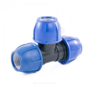 Тройник компрессионный ПЭ переходной Дн 40х25 Ру16 RTP (РосТурПласт) 24289