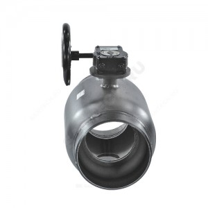 Кран шаровой сталь 11с67п Ду 125 Ру25 п/привар под редуктор FORTECA 182.0.125.025