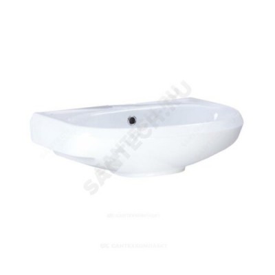 Умывальник подвесной Вест 57 без отверстия п/смес белый Santeri 1.3111.8.S00.01B.0