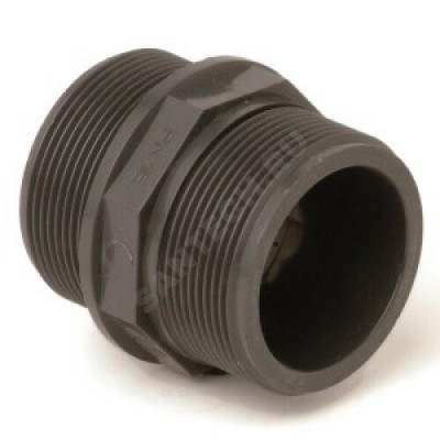 Ниппель НПВХ под клеевое соед двойной 1 1/2" Ру10 НР Агригазполимер 206-058