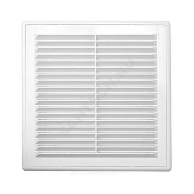 Решётка вентиляционная пластик 150х150 вытяжная АБС Эра 1515Р