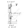 Инсталляция для подвесного унитаза Duofix без кнопки смыва Geberit 111.361.00.5