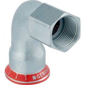 Угольник сталь углеродистая 90гр Дн 22х1/2" пресс/ВР Mapress Geberit 21659