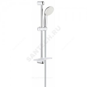 Гарнитур душевой серия Tempesta штанга 600мм+шланг+лейка 1 режим струи Grohe 27926001