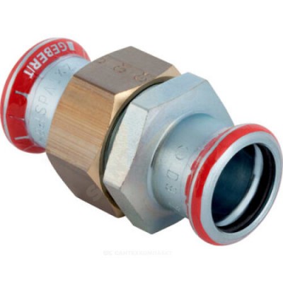 Муфта разъемная сталь углеродистая Дн 42 пресс Mapress Geberit 25325