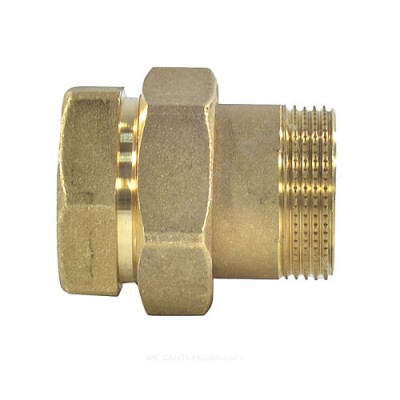 Соединитель латунь американка Ду 40 (1 1/2") прямой ВР/НР R18SP Giacomini R18SPY007