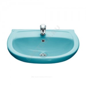 Умывальник подвесной Версия 56 голубой с переливом Santeri 1.3111.5.S06.11B.0