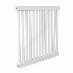 Радиатор трубчатый РС 1-1500 4 секции с боковой подводкой ВР G 1/2" RAL 9016 (Белый) КЗТО