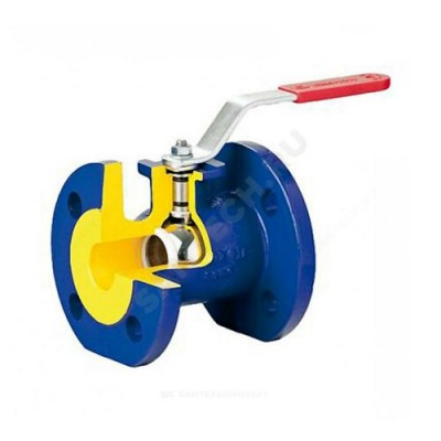 Кран шаровой чугун V565 Ду 80 Ру16 фл полнопроходной рукоятка ADL HT01A34856